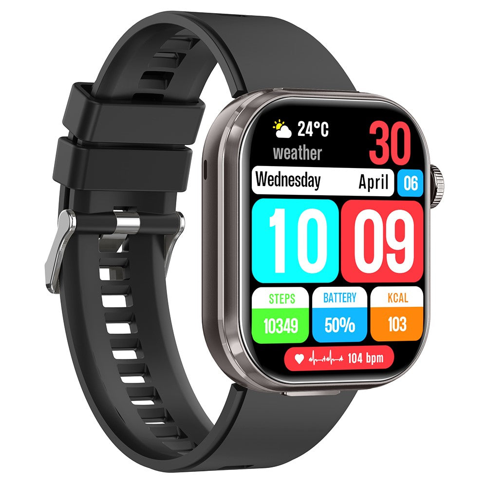 T99 Smartklocka 2 i 1 TWS Hörlurar Bluetooth-kompatibla Samtal Puls Blodtrycksmätare Armbandsur