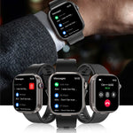 T99 Smartklocka 2 i 1 TWS Hörlurar Bluetooth-kompatibla Samtal Puls Blodtrycksmätare Armbandsur