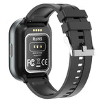 D12 2 i 1 Bluetooth-kompatibla hörlurar Smartklocka Hälsoövervakning Fitnesstracker 2,01 tums TFT-skärm Armbandsur, Silikonarmband