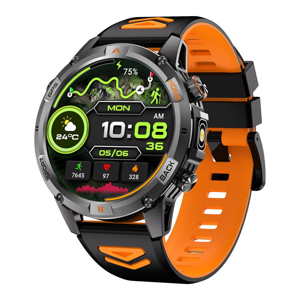 YK15 IP68 Vandtæt 1,46 tommer HD-skærm IP68 Vandtæt Smartwatch Bluetooth-kompatibel Sundhedsovervågning til Android iOS
