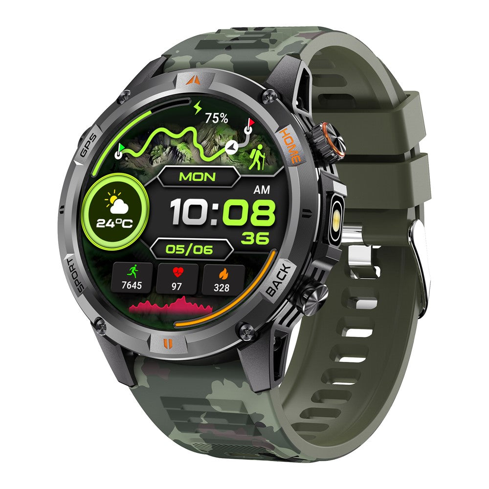 YK15 IP68 Vandtæt 1,46 tommer HD-skærm IP68 Vandtæt Smartwatch Bluetooth-kompatibel Sundhedsovervågning til Android iOS