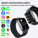 F530 Air Pump Blood Pressure Smart Watch ECG Monitor Watch Heart Rate Sleep Tracker with SOS Fall Alarm Micro Health Check