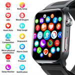 F530 Air Pump Blood Pressure Smart Watch ECG Monitor Watch Heart Rate Sleep Tracker with SOS Fall Alarm Micro Health Check