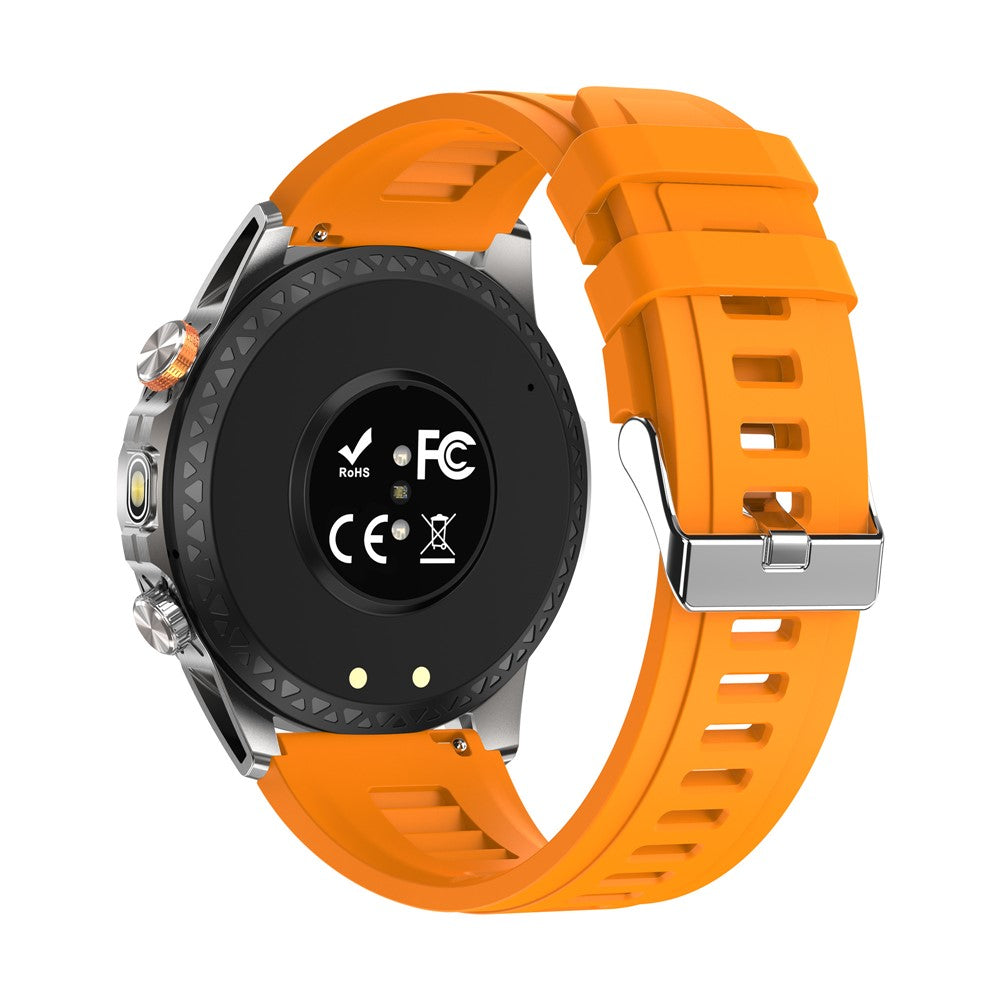 YK16 Smartwatch 100+ Sports-tilstande 1,7 tommer IPS-skærm Sundhedsovervågning Udendørs armbåndsur Indbygget lommelygte
