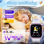 HT40 børnesmartur, fitnesstracker med pulsmåling, søvnovervågning, historieafspiller og lommelygte