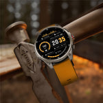 FT66 1,43 tums AMOLED-skärm smartklocka 5 ATM vattentät GPS-spårning hälsomonitor Bluetooth-kompatibel samtalsarmbandsur