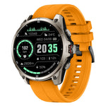 FT66 1,43 tums AMOLED-skärm smartklocka 5 ATM vattentät GPS-spårning hälsomonitor Bluetooth-kompatibel samtalsarmbandsur