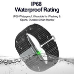 S01 Smart Health Band Wristband Heart Rate Blood Oxygen Sleep Monitor IP68 Waterproof Fitness Tracker
