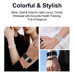 S01 Smart Health Band Wristband Heart Rate Blood Oxygen Sleep Monitor IP68 Waterproof Fitness Tracker