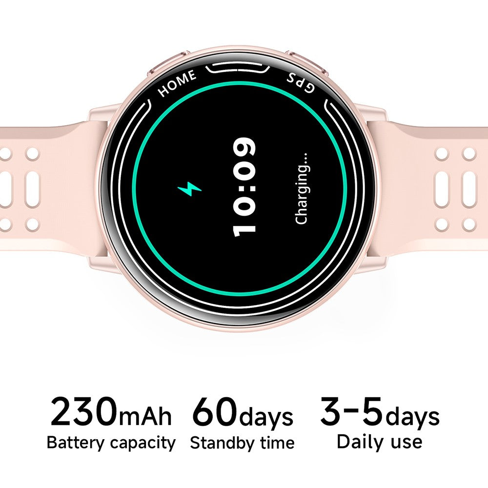 KC100 Smartwatch GPS-positionering Sundhedsovervågning Puls Blodilt Temperatursporing Sportsur