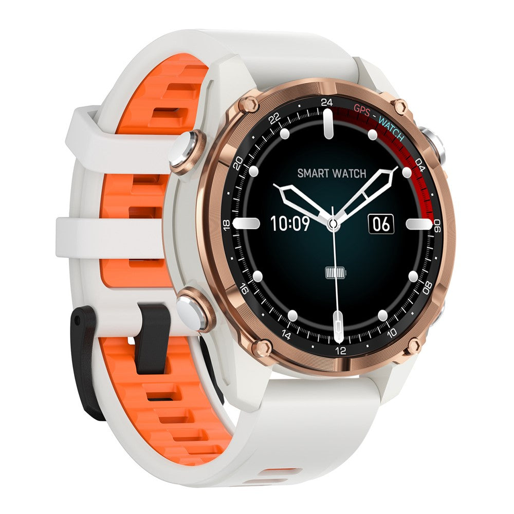 HD350 Pro Smartwatch 1,32 tommer AMOLED-skærm GPS 6 satellitter 100+ sportstilstande 3ATM vandtæt 540mAh sundhedsmonitor til udendørs brug