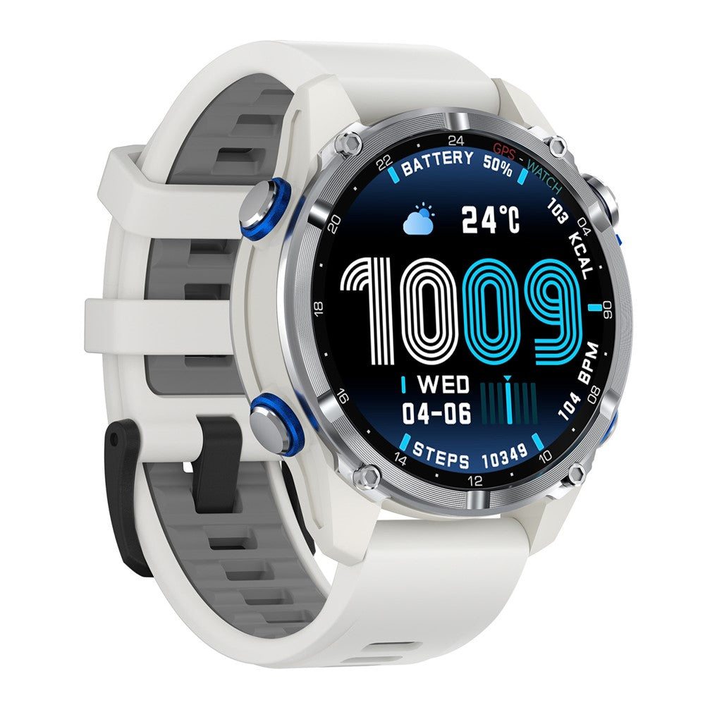 HD350 Pro Smartwatch 1,32 tommer AMOLED-skærm GPS 6 satellitter 100+ sportstilstande 3ATM vandtæt 540mAh sundhedsmonitor til udendørs brug