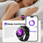 Y108 1,32-tommers AMOLED-skærm Smartur IP68 Vandtæt EKG Puls Blodilt Bluetooth Samtal sundhedsmonitor