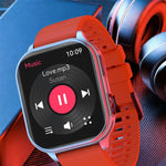 P60 smartwatch med 2,01-tommers HD-skærm, 670 mAh, IP67-vandtæt, Bluetooth-kompatibelt, opkald, sundheds- og sportsmonitor