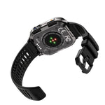 P60 smartwatch med 2,01-tommers HD-skærm, 670 mAh, IP67-vandtæt, Bluetooth-kompatibelt, opkald, sundheds- og sportsmonitor