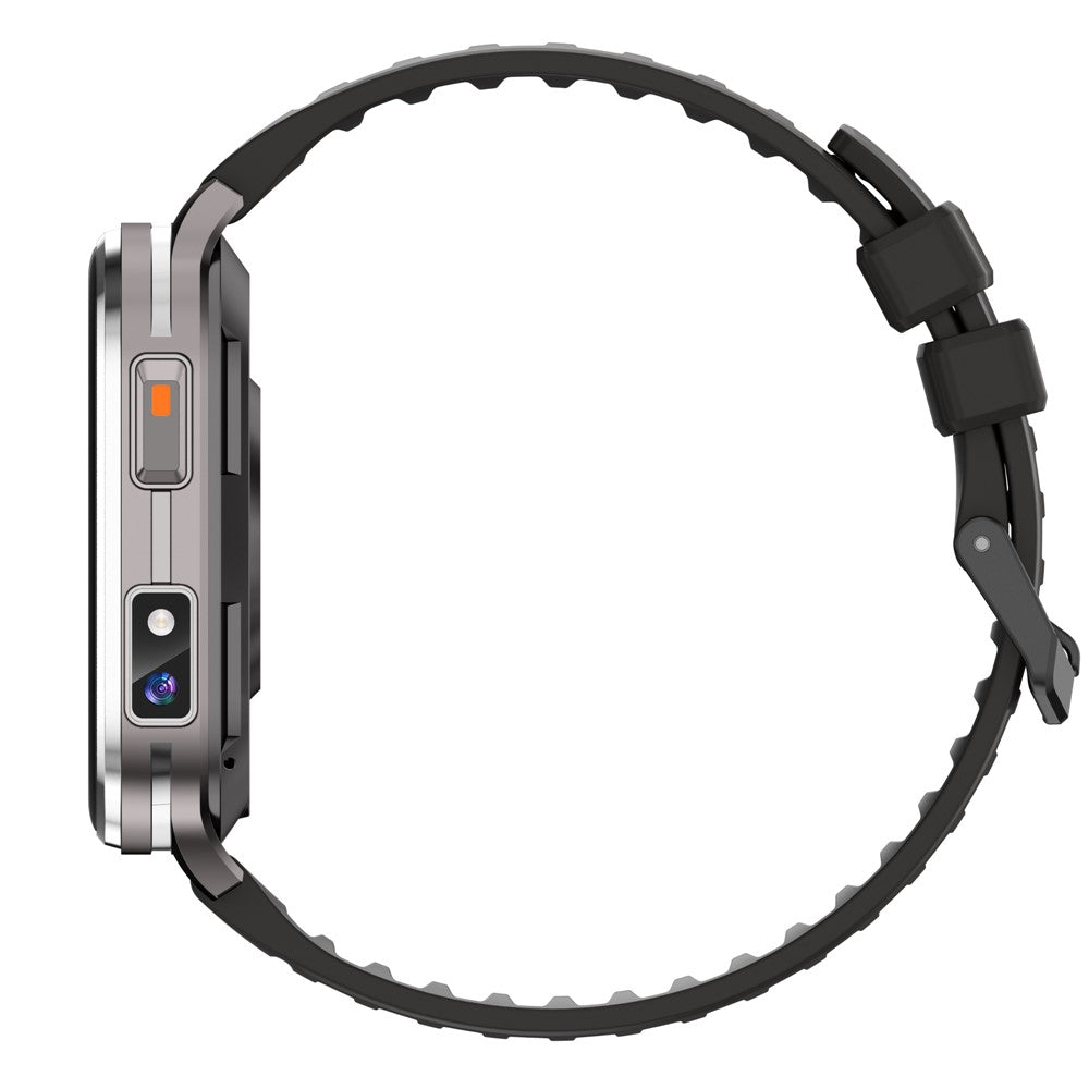P60 smartwatch med 2,01-tommers HD-skærm, 670 mAh, IP67-vandtæt, Bluetooth-kompatibelt, opkald, sundheds- og sportsmonitor