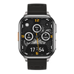 P60 smartwatch med 2,01-tommers HD-skærm, 670 mAh, IP67-vandtæt, Bluetooth-kompatibelt, opkald, sundheds- og sportsmonitor