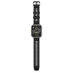 P60 smartwatch med 2,01-tommers HD-skærm, 670 mAh, IP67-vandtæt, Bluetooth-kompatibelt, opkald, sundheds- og sportsmonitor