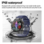 TK26Pro Smartwatch med silikonerem EKG puls blodtryk 1,43 tommer AMOLED Bluetooth-kompatibelt opkald 380mAh One-Touch Sundhedsmonitor