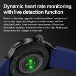 TK26Pro Smartwatch med silikonerem EKG puls blodtryk 1,43 tommer AMOLED Bluetooth-kompatibelt opkald 380mAh One-Touch Sundhedsmonitor