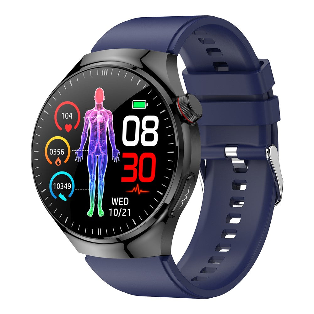 TK26Pro Smartwatch med silikonerem EKG puls blodtryk 1,43 tommer AMOLED Bluetooth-kompatibelt opkald 380mAh One-Touch Sundhedsmonitor