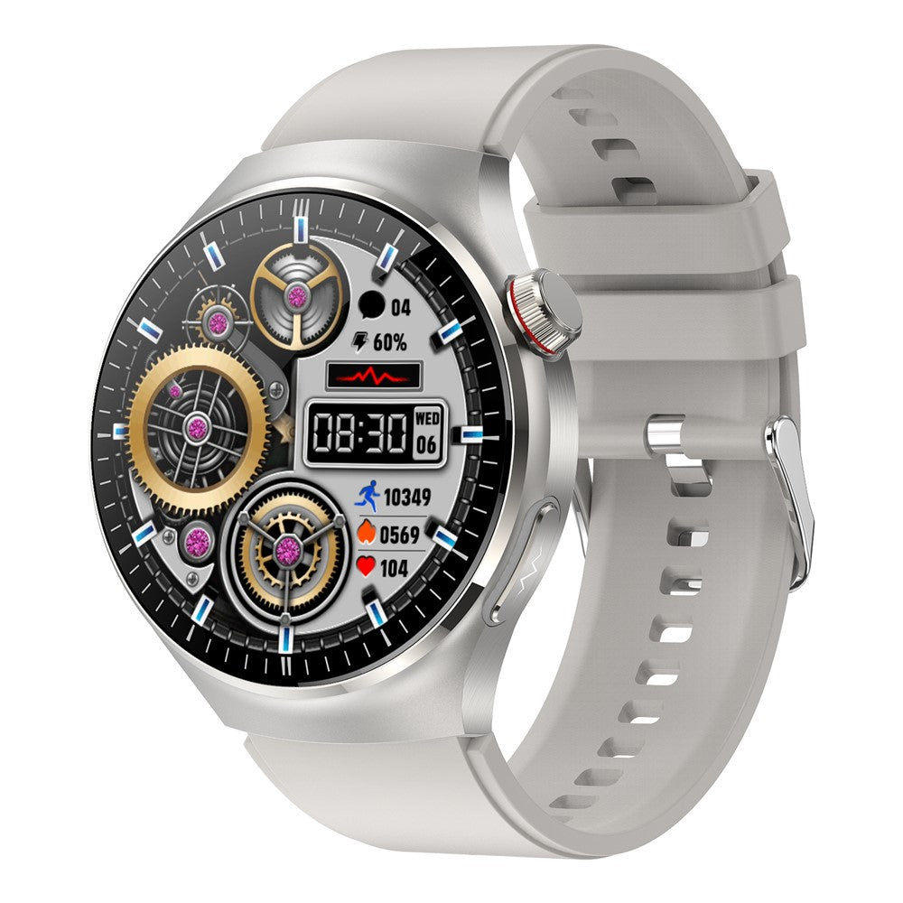TK26Pro Smartwatch med silikonerem EKG puls blodtryk 1,43 tommer AMOLED Bluetooth-kompatibelt opkald 380mAh One-Touch Sundhedsmonitor