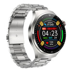 TK26Pro Smartklocka med Stålarmband EKG Puls Blodtryck 1,43 tum AMOLED Bluetooth-kompatibel Samtal 380 mAh Hälsomonitor med en knapptryckning