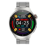 TK26Pro Smartklocka med Stålarmband EKG Puls Blodtryck 1,43 tum AMOLED Bluetooth-kompatibel Samtal 380 mAh Hälsomonitor med en knapptryckning