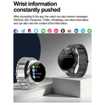 TK26Pro Smartklocka med Stålarmband EKG Puls Blodtryck 1,43 tum AMOLED Bluetooth-kompatibel Samtal 380 mAh Hälsomonitor med en knapptryckning