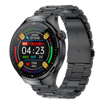 TK26Pro Smartklocka med Stålarmband EKG Puls Blodtryck 1,43 tum AMOLED Bluetooth-kompatibel Samtal 380 mAh Hälsomonitor med en knapptryckning