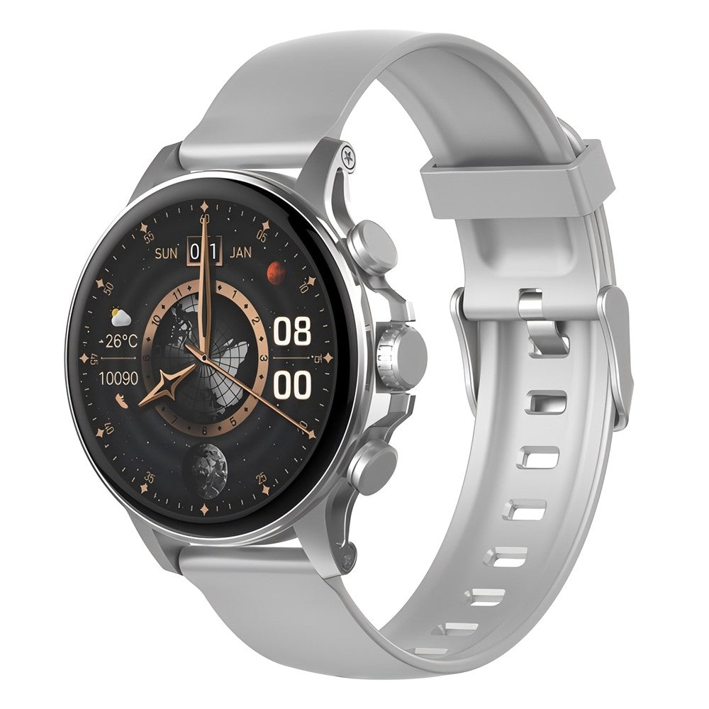 LDNIO SW01 smartur, 1,58 tommer AMOLED, IP68-vandtæt, Bluetooth-kompatible opkald, puls, blodilt, søvn, sundhedsmonitor