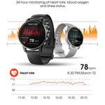 LDNIO SW01 smartur, 1,58 tommer AMOLED, IP68-vandtæt, Bluetooth-kompatible opkald, puls, blodilt, søvn, sundhedsmonitor
