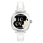 LDNIO SW03 Smartwatch til kvinder 1,19 tommer AMOLED-skærm Bluetooth-kompatibel opkald Puls Blodilt EKG Sundhedsovervågning