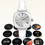 LDNIO SW03 Smartwatch til kvinder 1,19 tommer AMOLED-skærm Bluetooth-kompatibel opkald Puls Blodilt EKG Sundhedsovervågning