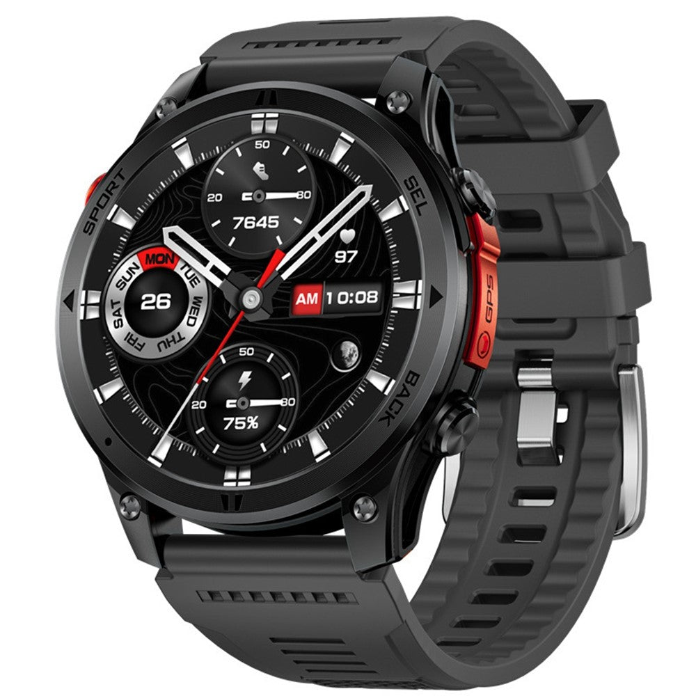 GTH5 1,46 tommer GPS Smartwatch IP68 Vandtæt 100+ Sportsfunktioner Bluetooth-kompatibelt Opkaldsarmbåndsur