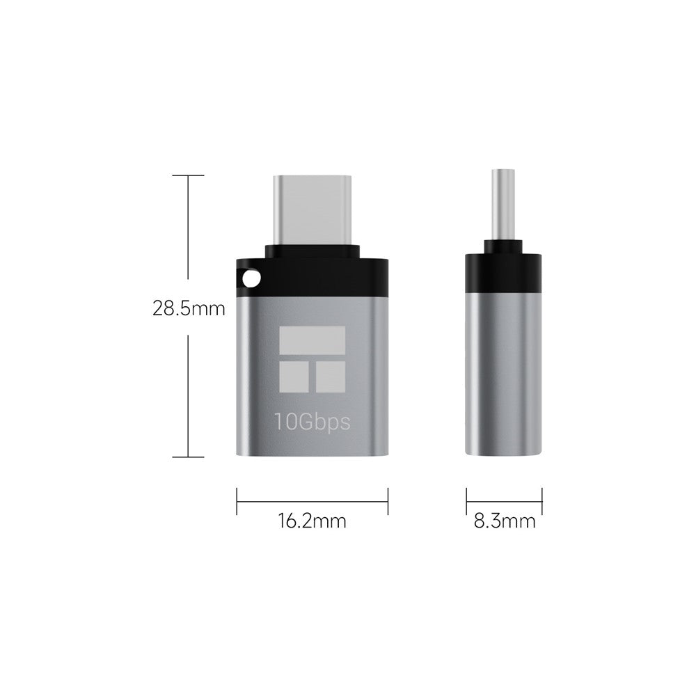 THERMALRIGHT DCA02 10Gbps USB3.2 Gen2 Data Transfer Charging Adapter Aluminum Alloy Converter for Phone Laptop