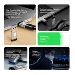 THERMALRIGHT DCA02 10Gbps USB3.2 Gen2 Data Transfer Charging Adapter Aluminum Alloy Converter for Phone Laptop