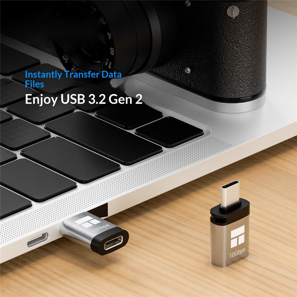 THERMALRIGHT DCA02 10Gbps USB3.2 Gen2 Data Transfer Charging Adapter Aluminum Alloy Converter for Phone Laptop