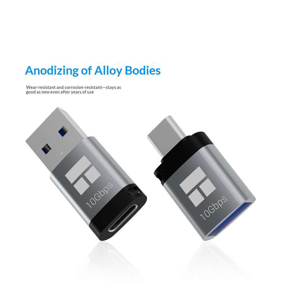 THERMALRIGHT DCA02 10Gbps USB3.2 Gen2 Data Transfer Charging Adapter Aluminum Alloy Converter for Phone Laptop
