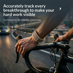 F73 skärmlös smartklocka, HRV, rött ljus, blodsyre, puls, fitnesstracker, hälsomonitor och armband