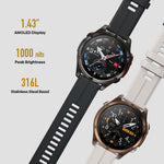 ZEBLAZE Stratos 4 Pro 1.43 inch AMOLED Smartwatch GPS Bluetooth-compatible Calling 5ATM Waterproof