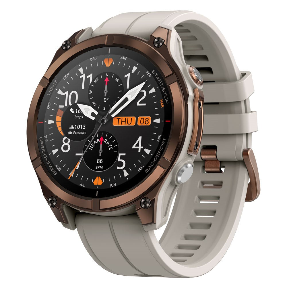 ZEBLAZE Stratos 4 Pro 1.43 inch AMOLED Smartwatch GPS Bluetooth-compatible Calling 5ATM Waterproof