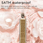 B6 Fashionable Smart Bracelet for Women Health Tracker with Heart Rate Blood Oxygen Sleep Monitor 5ATM Waterproof