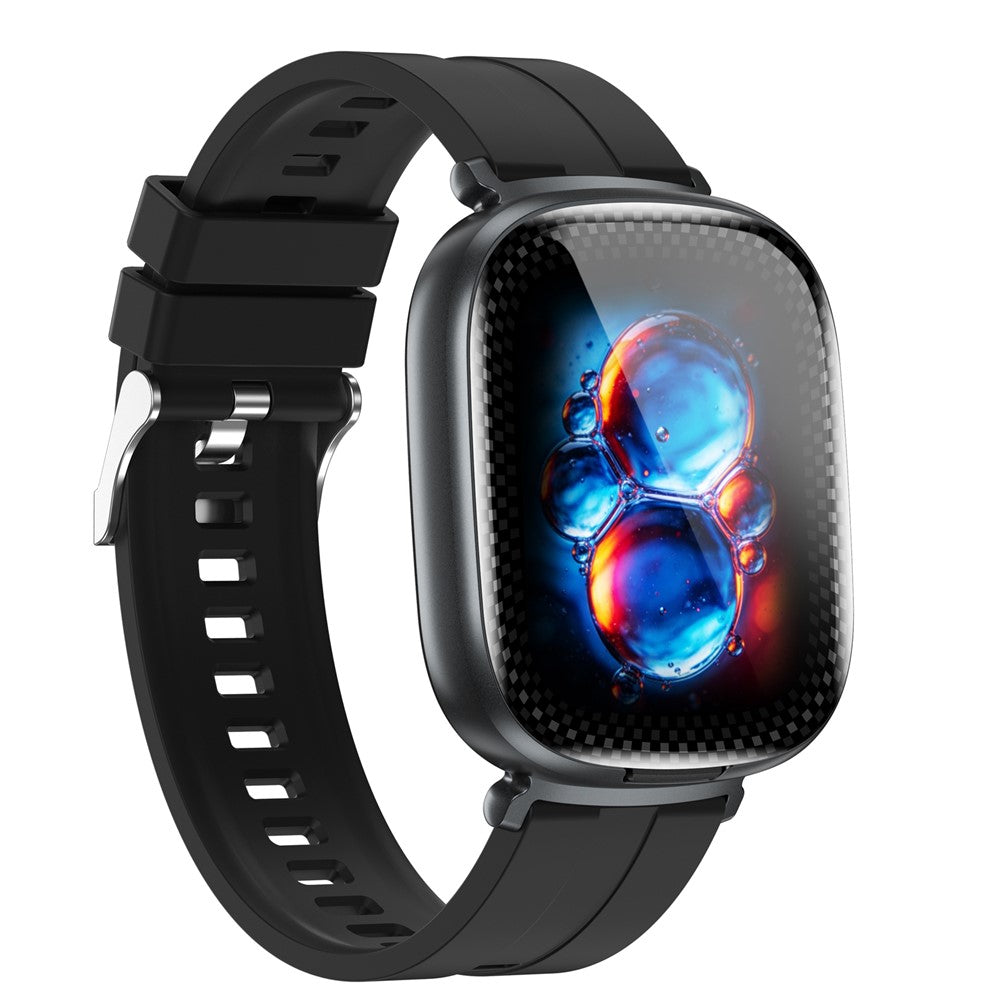 D22 2 in 1 Smart Watch Bluetooth-Compatible Earbuds 1.88 Inch Touch Screen AI Voice Assistant Real-Time Translation, Silicone Strap