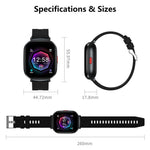 D22 2 in 1 Smart Watch Bluetooth-Compatible Earbuds 1.88 Inch Touch Screen AI Voice Assistant Real-Time Translation, Silicone Strap