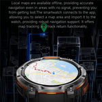 KC108 Smart Outdoor Sports Watch 1.46 inch HD Display GPS Bluetooth-Compatible Calling Heart Rate SpO2 Monitor