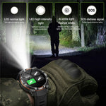 KC108 Smart Outdoor Sports Watch 1.46 inch HD Display GPS Bluetooth-Compatible Calling Heart Rate SpO2 Monitor
