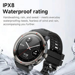 KC102 1.32 Inch AMOLED Smart Watch with Silicone Strap ECG Heart Rate Blood Oxygen Body Temperature Monitor 120+ Sports Modes