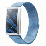 F360 Smart Band Heart Rate HRV Blood Oxygen Sleep Monitoring Women Health Step Counter Sport Wristband, Nylon Strap