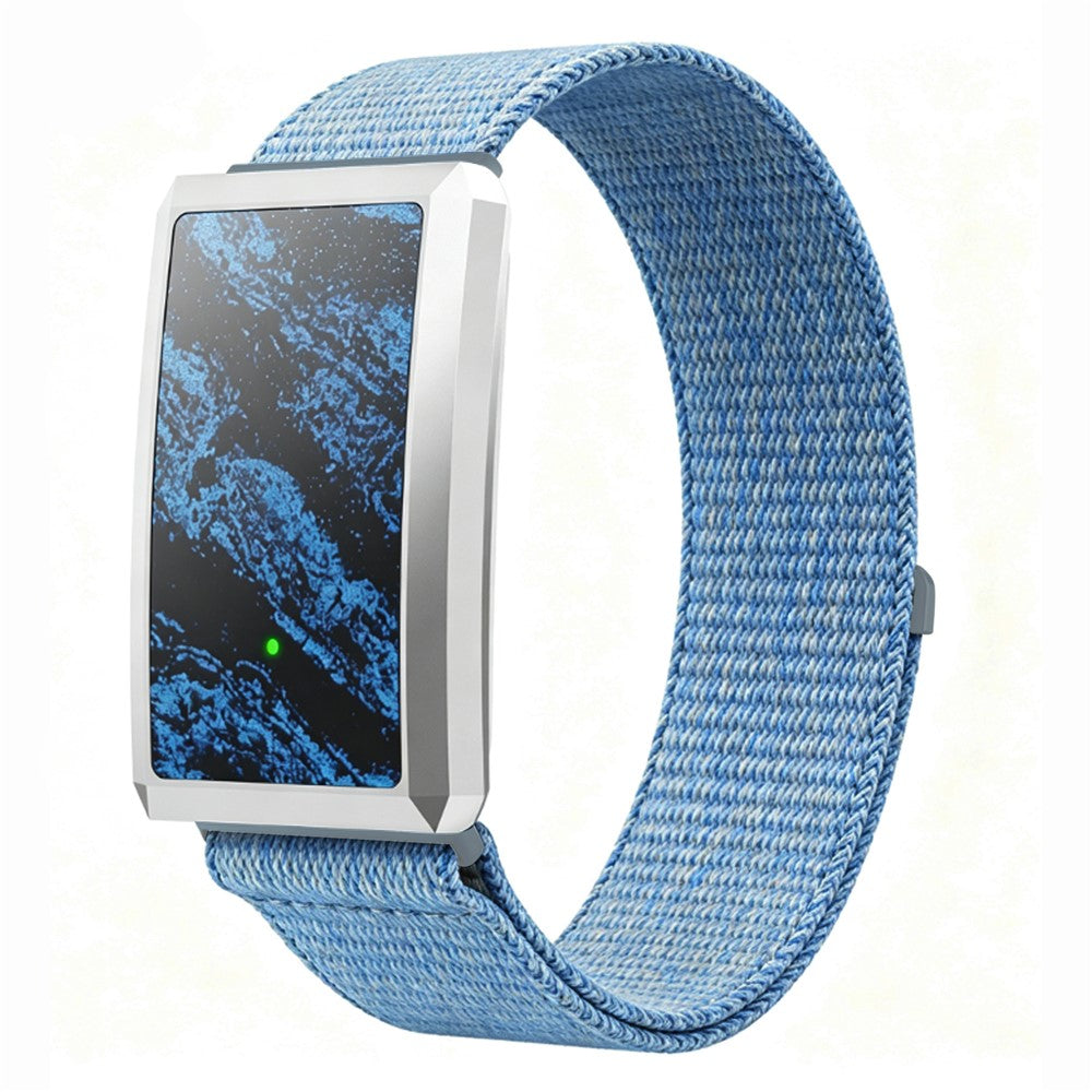 F360 Smart Band Heart Rate HRV Blood Oxygen Sleep Monitoring Women Health Step Counter Sport Wristband, Nylon Strap